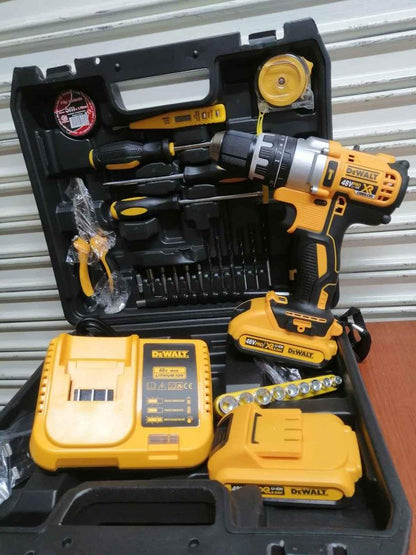 Taladro Dewalt + Kit de Herramientas V Power